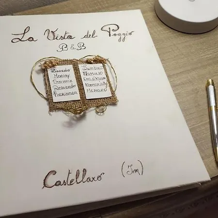 La Vista Del Poggio לינה וארוחת בוקר קסטלארו